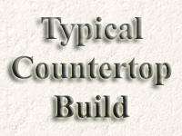 Typical Corian countertop build 